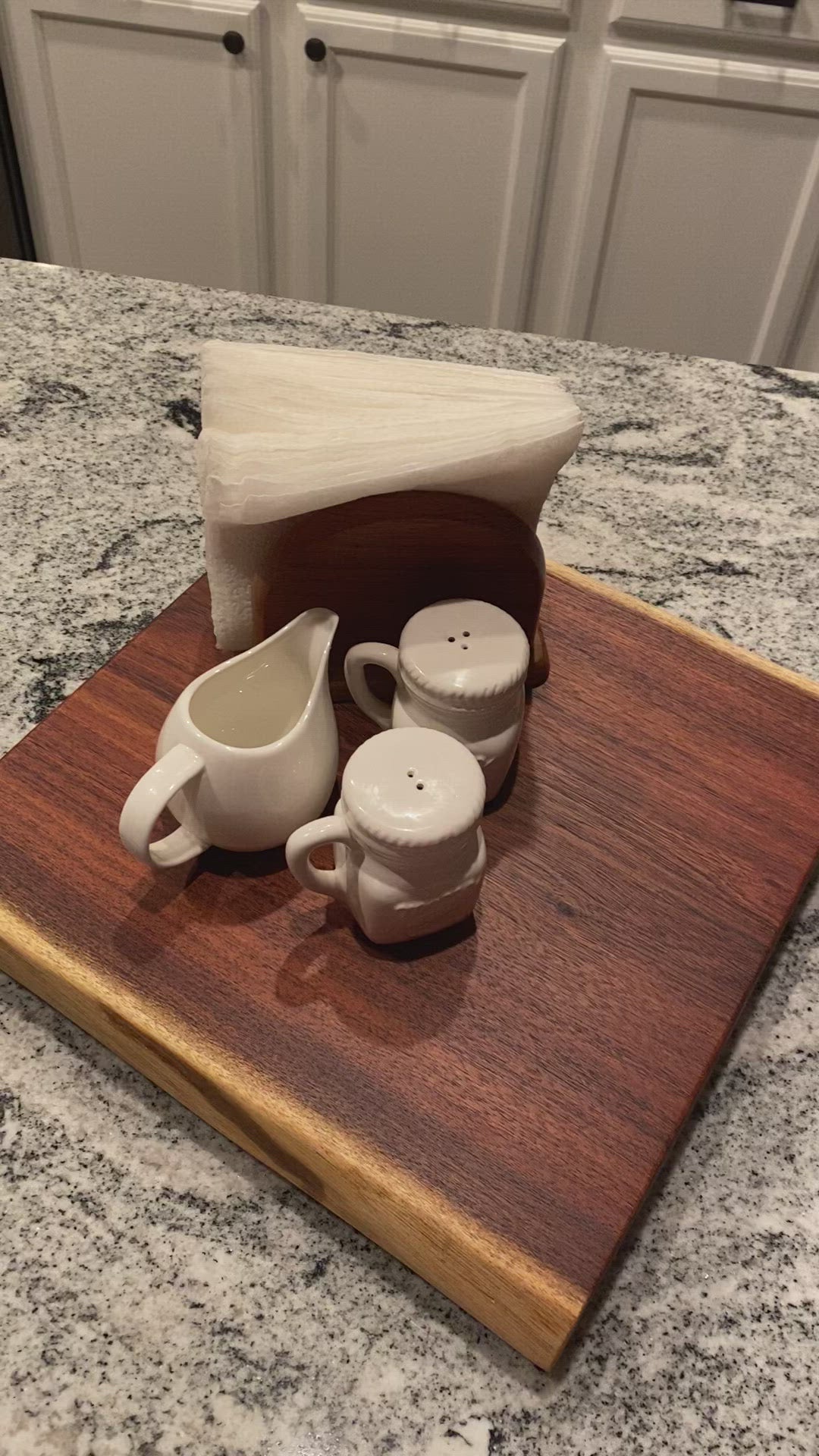 Live Edge Walnut Lazy Susan